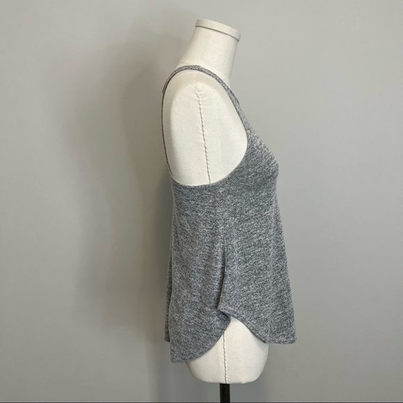 Aritzia Wilfred Free Burnette Racerback Swing Tank Light Grey - Picture 7 of 10